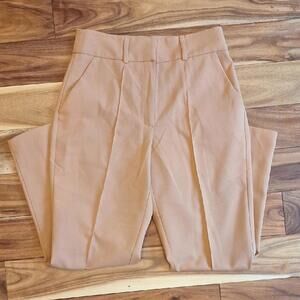 Asos Tan Pleated Front Dress Pant Size 00